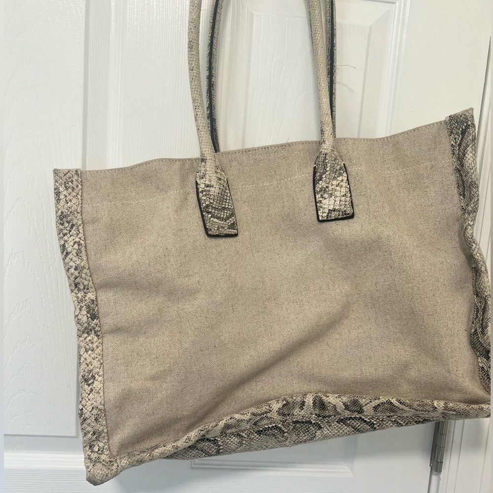 Snakeskin work tote bag - Picture 4 of 7